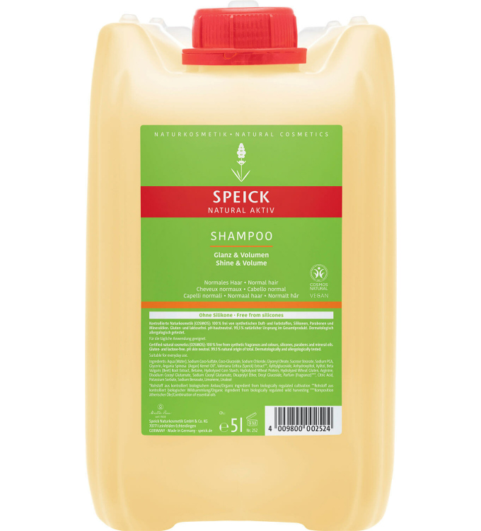 Speick Natural Aktiv Shampoo Glanz & Volumen Kanister (5l)