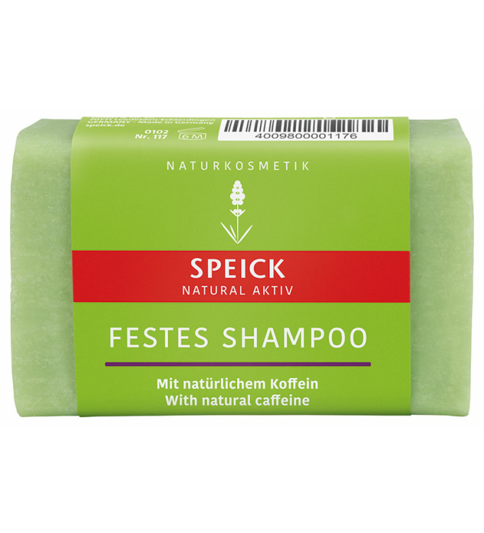 Speick Natural Aktiv Festes Shampoo mit natürlichem Koffein (60g)