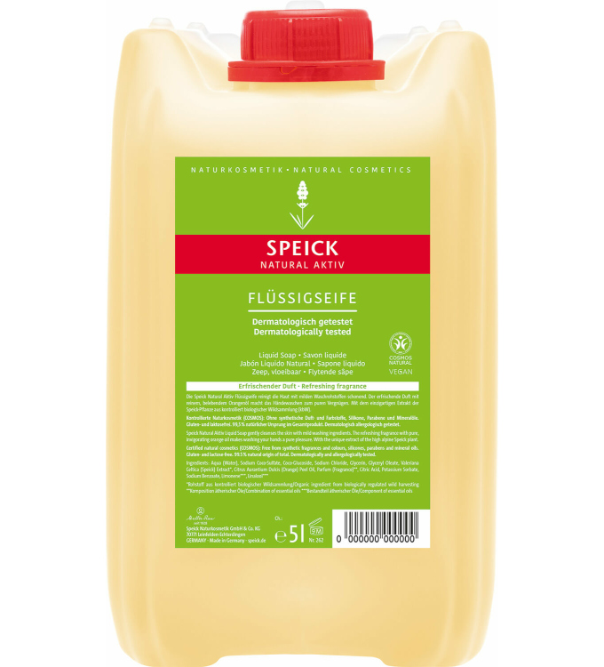 Speick Natural Aktiv Liquid Soap Canister (5l)
