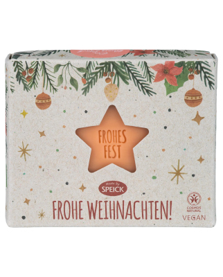 Pflanzenölseife Weihnachtsseife Frohes Fest  (120g)