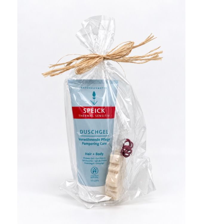 Speick Thermal Sensitiv Gift Set "Winter Comfort" – Shower Gel & Snowflake Soap