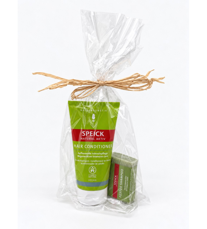 Speick Natural Aktiv Gift Set "Happy Hair" – Conditioner & Solid Shampoo