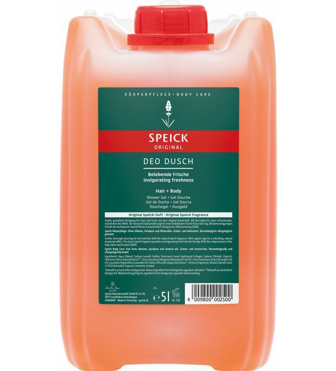 Speick Natural Deo Shower Gel Canister (5l)
