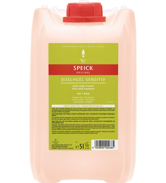 Speick Original Sensitive Shower Gel Canister (5l)