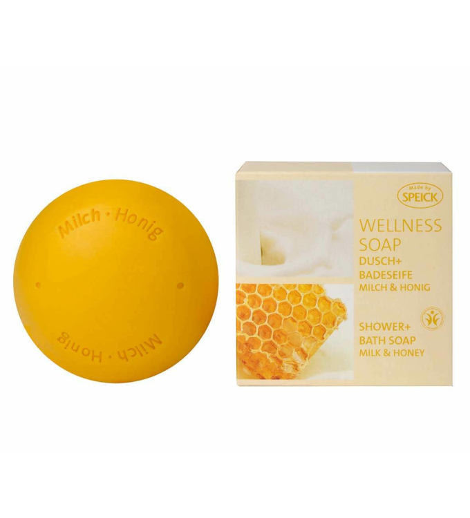 Wellness Soap Shower + Bath Soap Milk & Honey (200g)