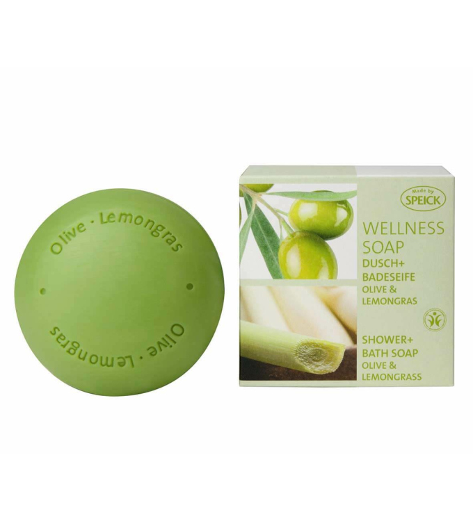 Wellness Soap Dusch + Badeseife Olive & Lemongras (200g)