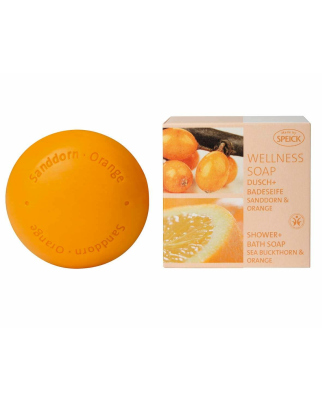 Wellness Soap Dusch + Badeseife Sanddorn & Orange (200g)